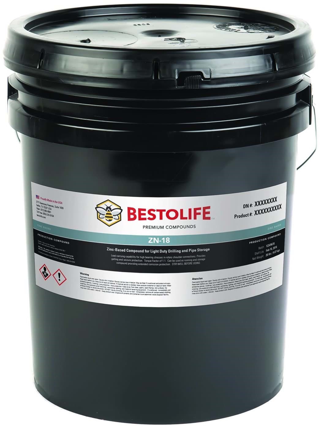 Picture of BESTOLIFE ZN- 18 Bucket Plastic - 5gal