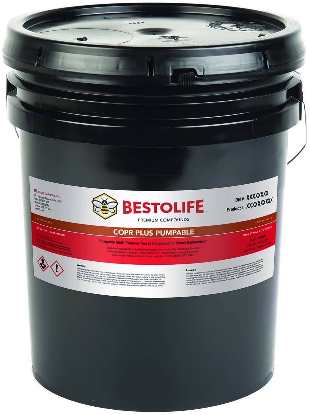 Picture of BESTOLIFE Copr Plus Pumpable Bucket Plastic - 1gal