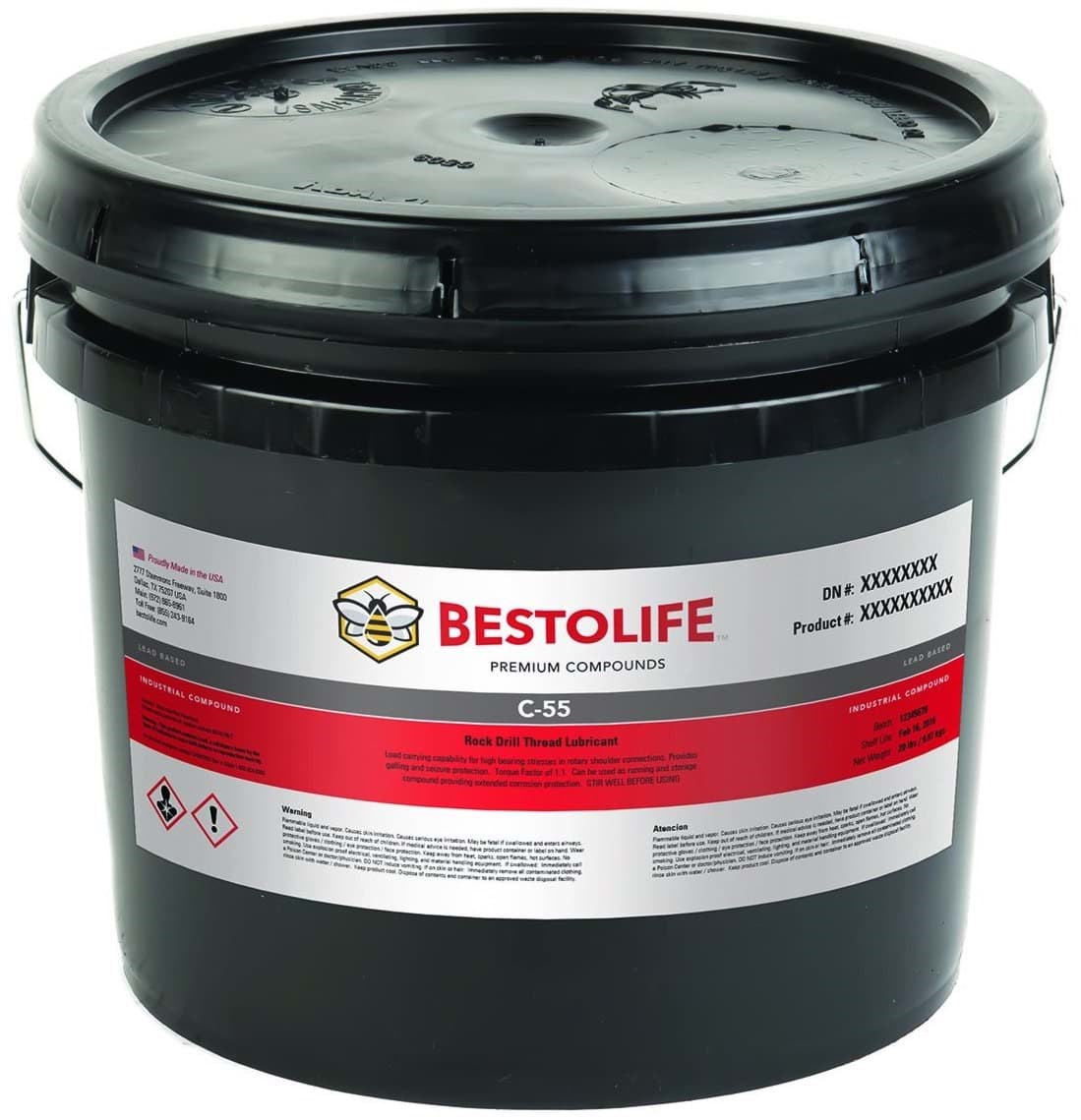 Picture of BESTOLIFE C-55 Bucket Metal - 3 1/2gal