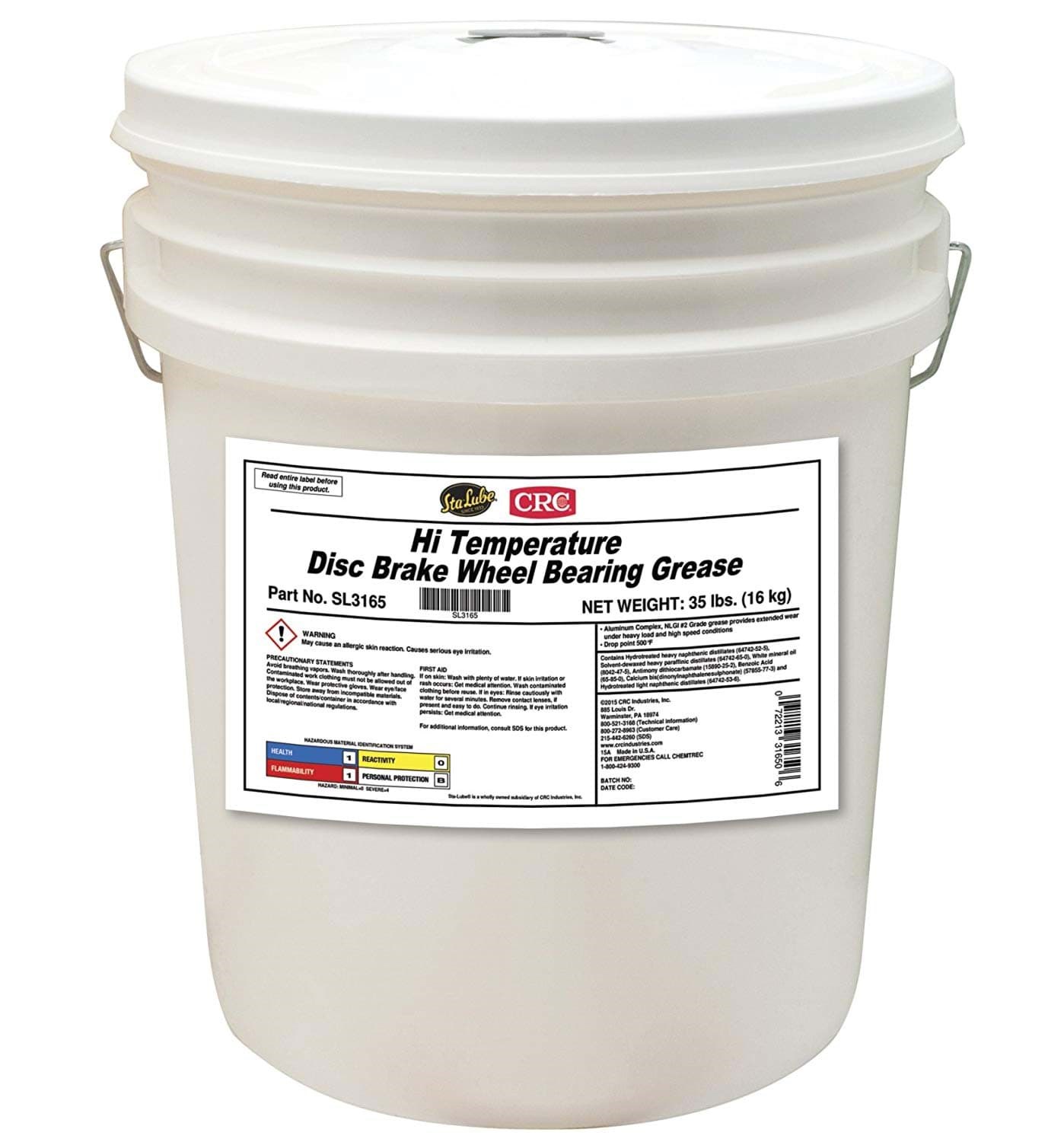 Picture of Hi Temperature Disc Brake Wheel Bearing Grease, 35 Lbs