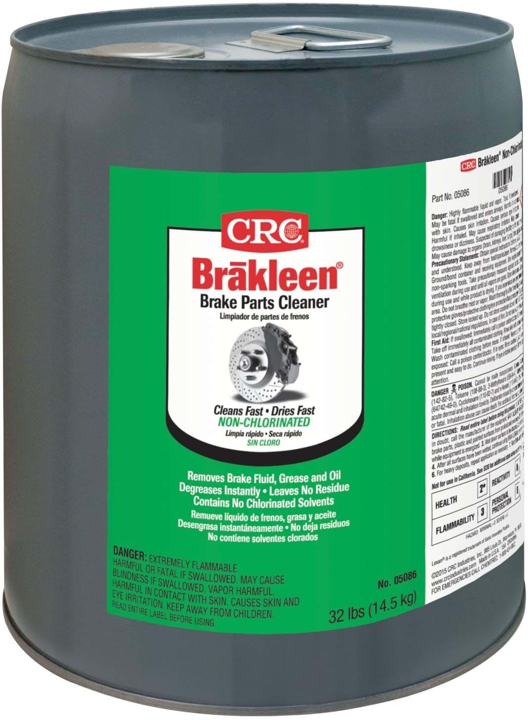 Picture of Brakleen Brake Parts Cleaner - Non-Chlorinated, 5 Gal