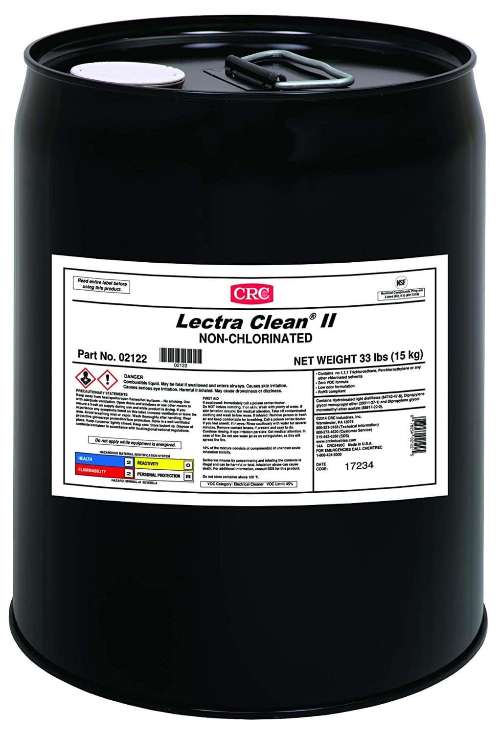 Picture of Lectra Clean II Non-Chlorinated Heavy Duty Degreaser, 5 Gal