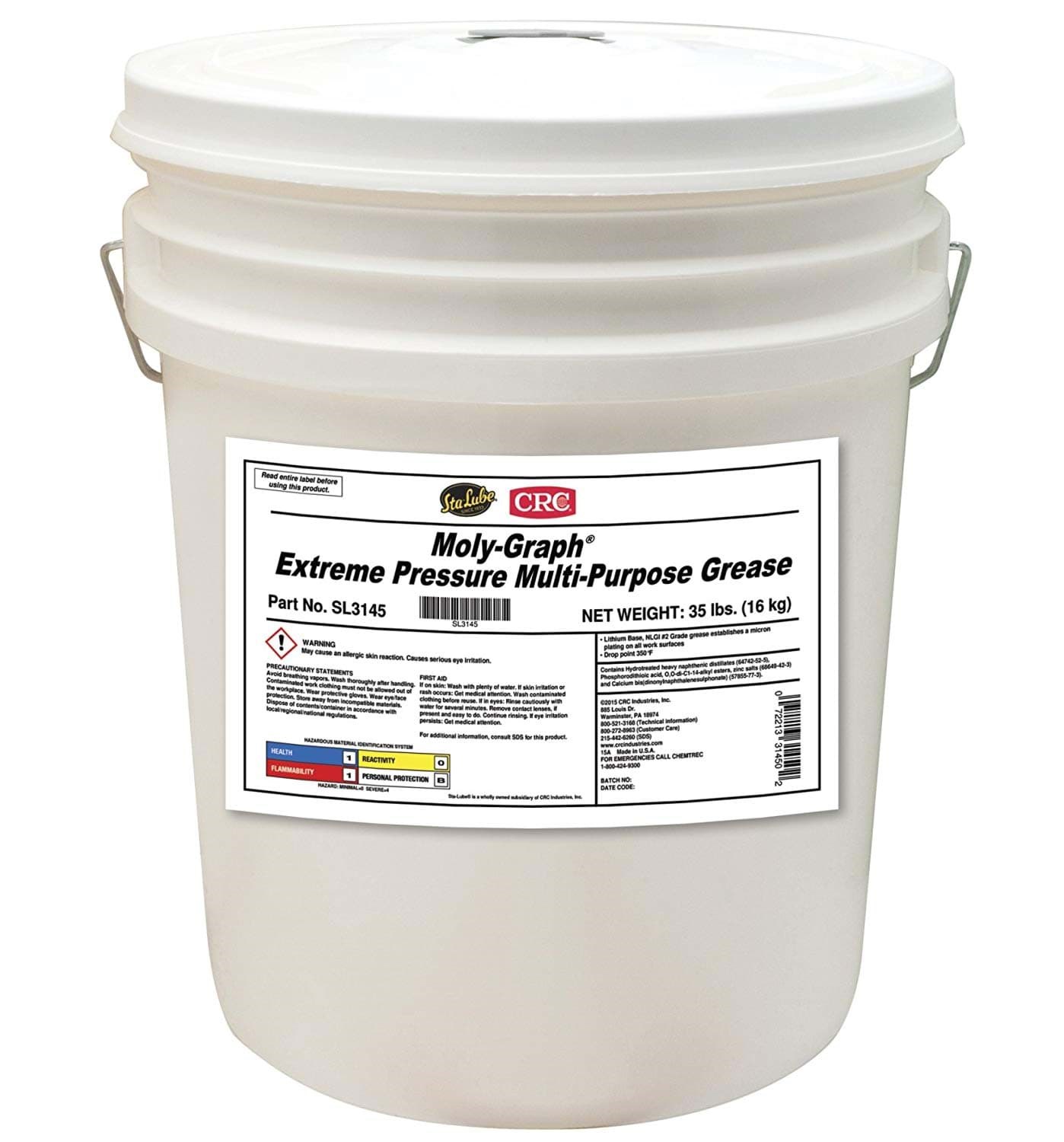 Picture of Moly-Graph Extreme Pressure Multi-Purpose Grease, 35 Lbs