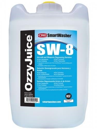 Picture of SmartWasher OzzyJuice SW-8 Aircraft & Weapons Degreasing Solution, 5 Gal