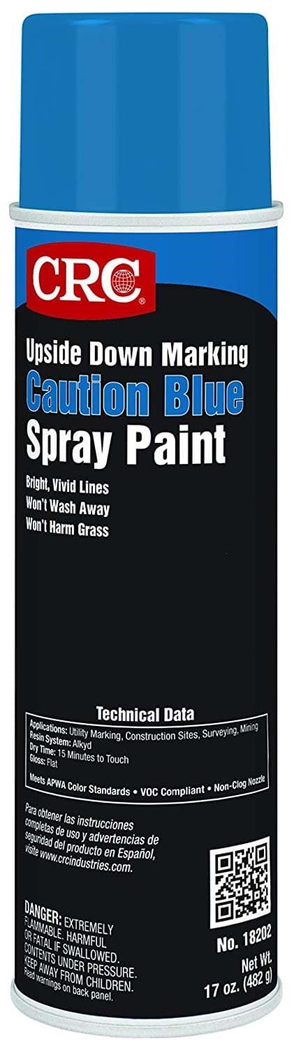 Picture of Upside Down Marking Paints-Caution Blue, 17 Wt Oz