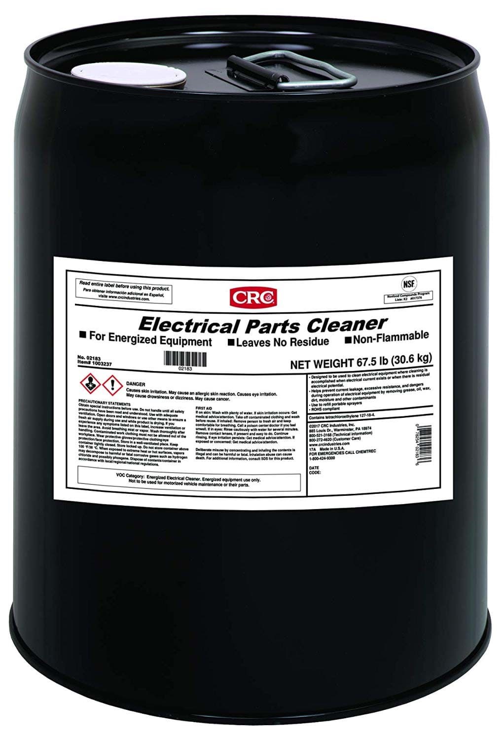 Picture of Electrical Parts Cleaner, 5 Gal