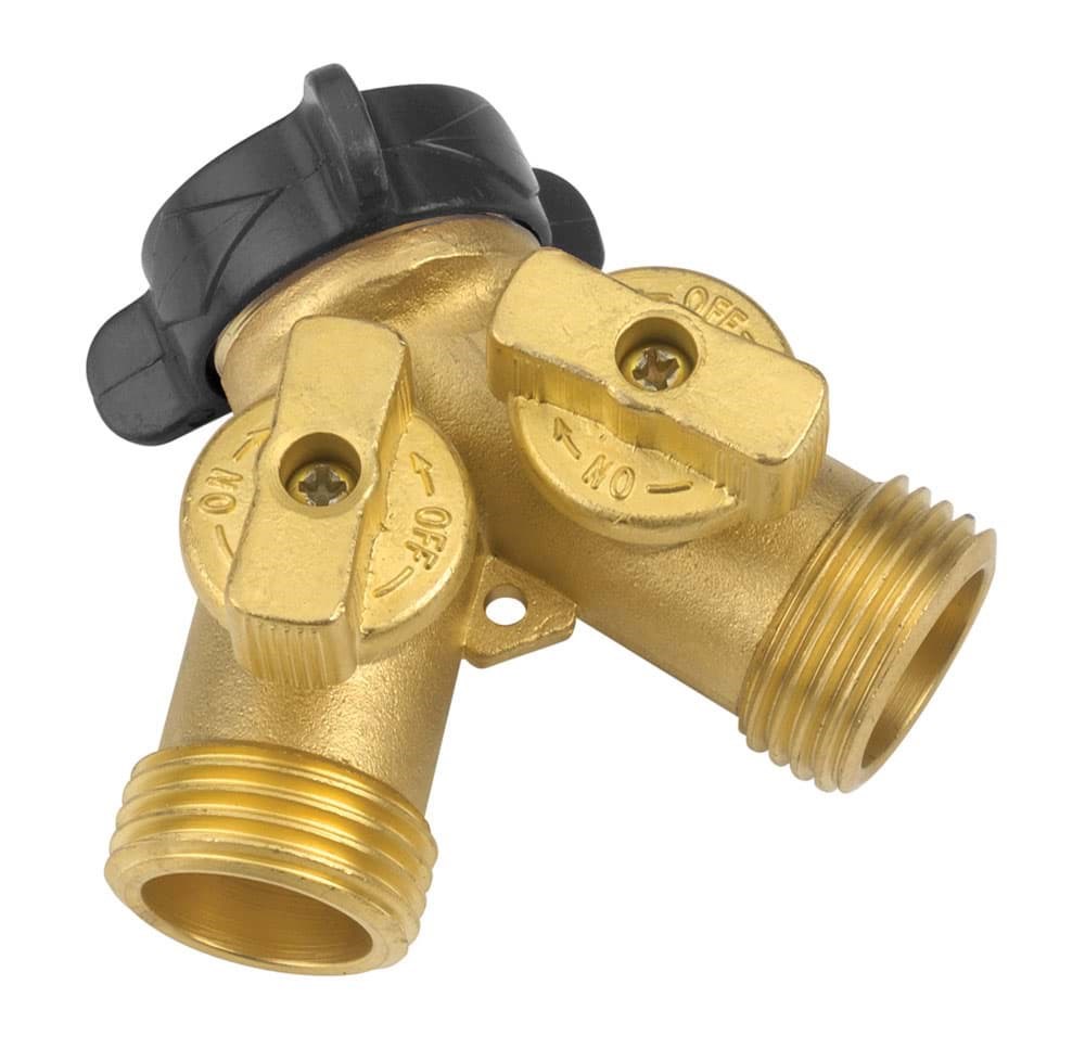Picture of Water Hose Splitter Brass High Flow Gilmour – 2way