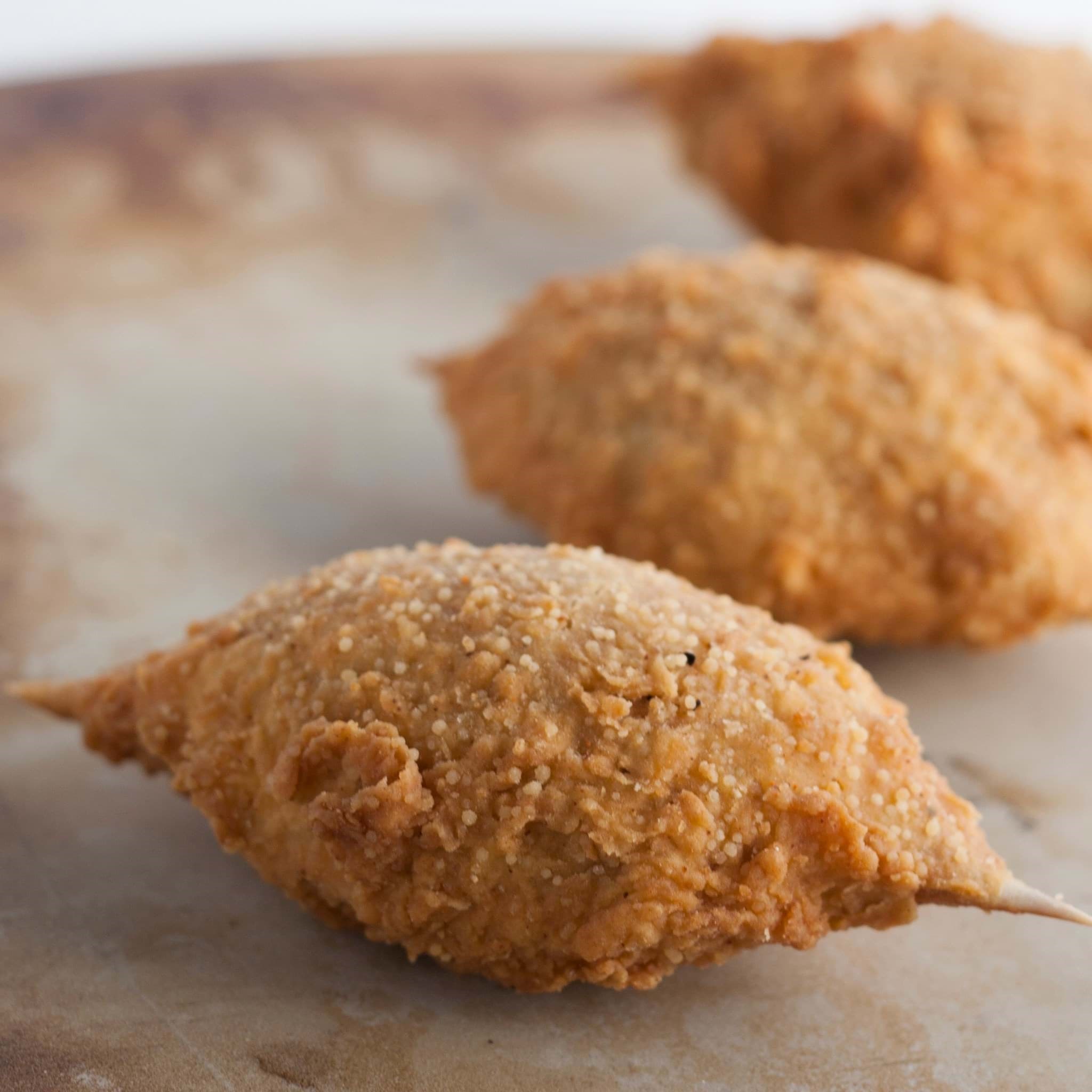 Picture of Blue Point Crab Stuffed with Cajun Cornbread and Battered to Perfection (6 Piece)